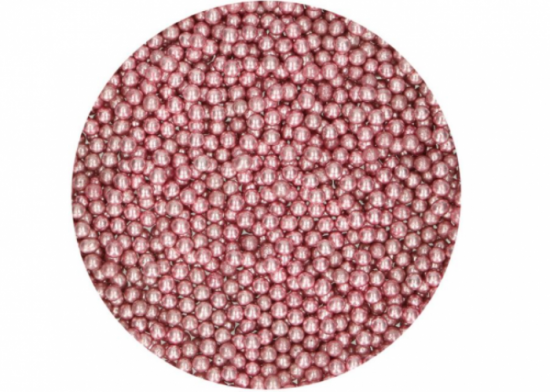 Sfere zucchero rosa brillante