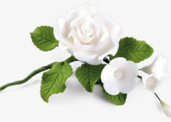 Ramo rose bianche