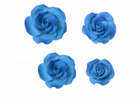 Rose Meravigliose Zucchero Blu