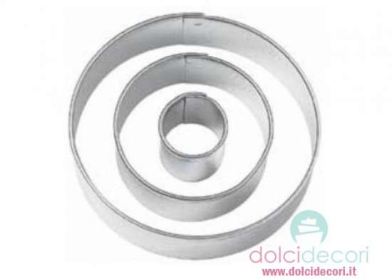 Cutters - tagliabiscotti tondo 3 pz