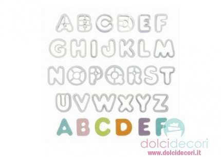 Cutters - tagliabiscotti alfabeto 26