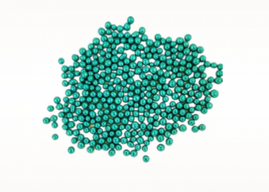 Sfere zucchero verde perlato 