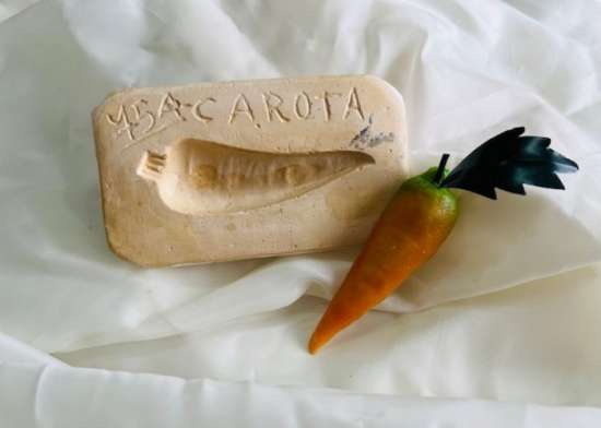Stampo frutta martorana Carote