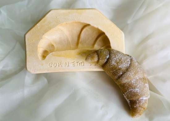 Stampo gesso cornetto
