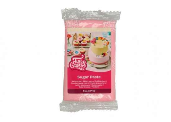 Pasta di zucchero rosa