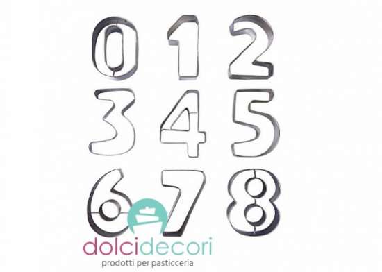 Stampini tagliabiscotto Numeri
