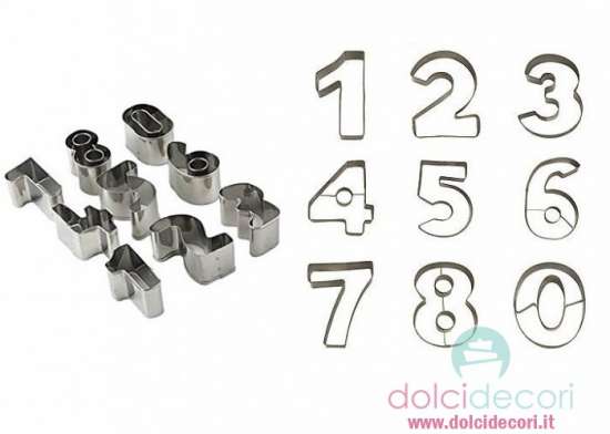Cutters - tagliabiscotti numeri