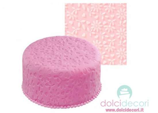 Tappeto silicone floreale