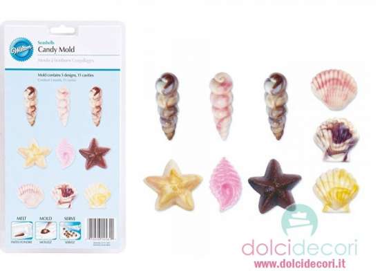 Stampo Cioccolatini Conchiglie