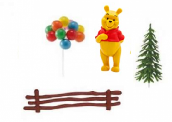 Kit Winnie the Pooh per torte