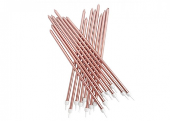 Candele Matita Rosa Gold